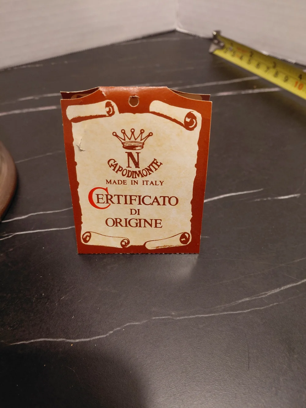 Capodimonte decorative ceramic